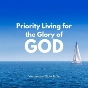 Priority Living for the Glory of God
